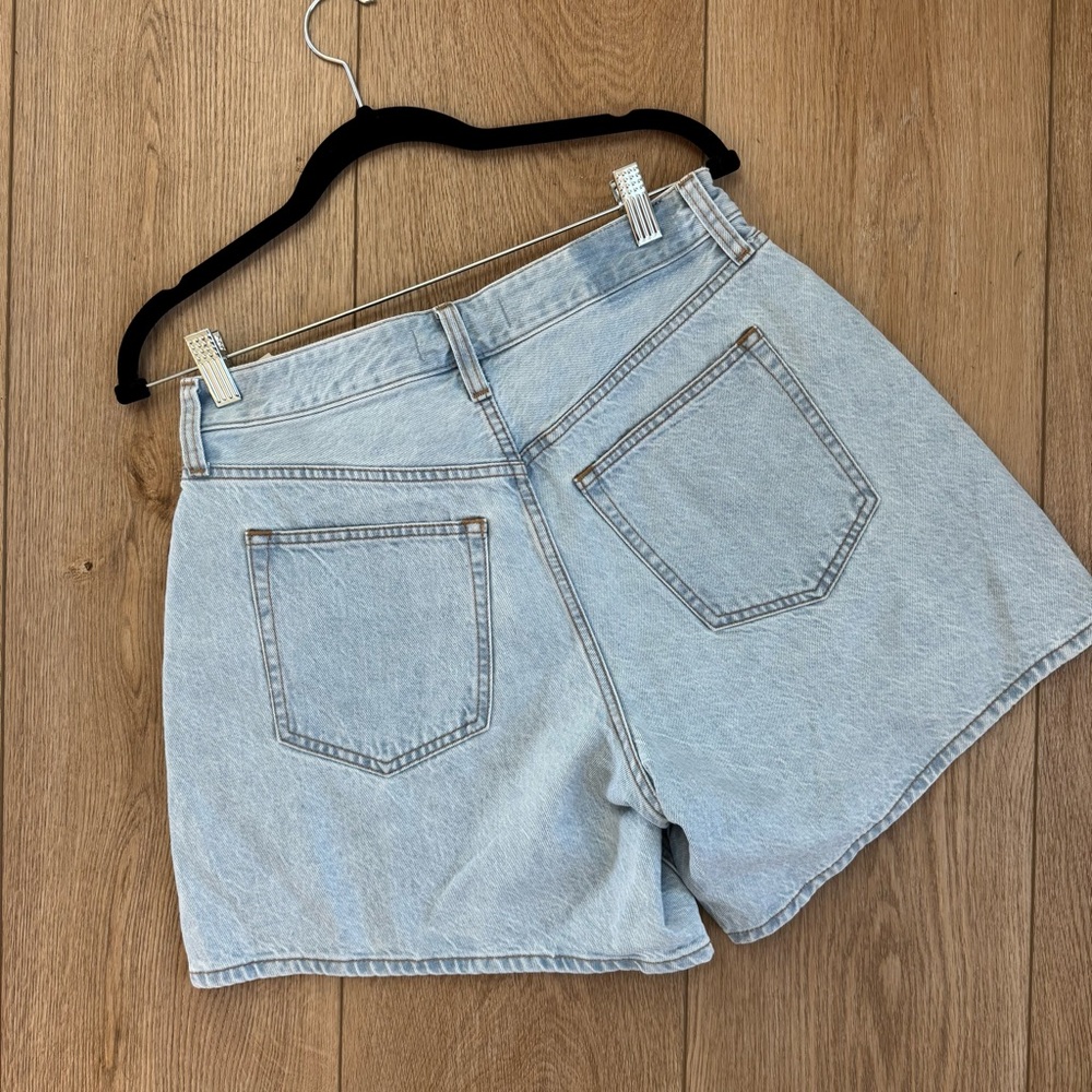 Abercrombie & Fitch Light Blue Jean Shorts - Picture 7 of 11